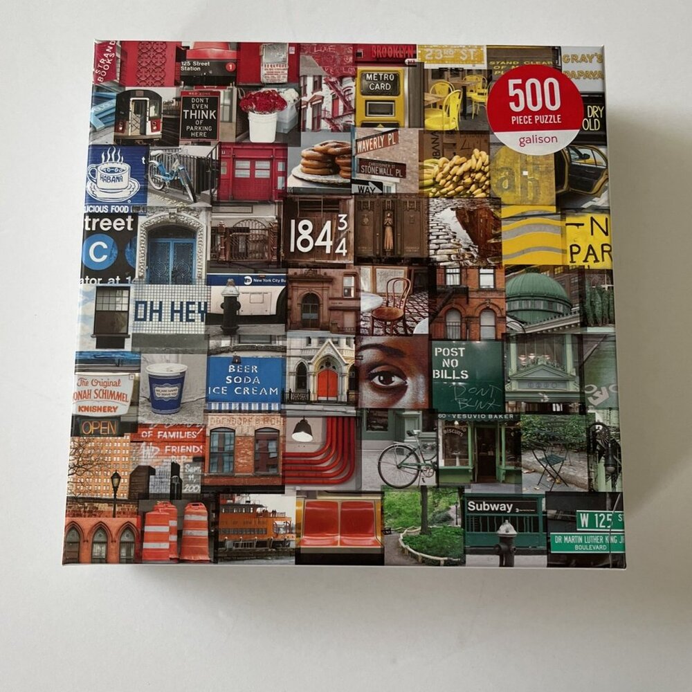 New York Iconic Landmarks 500 Pc Puzzle